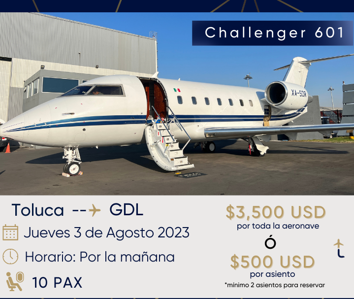 Vuelo TOLUCA -> GUADALAJARA